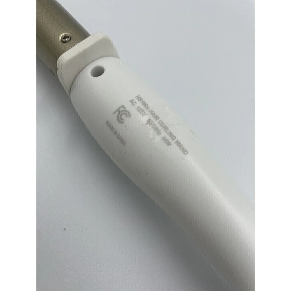 Brookstone glamour waves conical curling wand Iron 1”